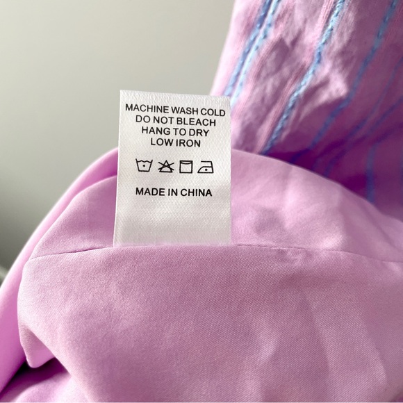 NWT Tuckernuck Pomander Place Lavender Stripe Alora Maxi Dress Size Large - Picture 11 of 11